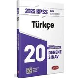 Data 2025 Kpss Türkçe Ultra 20 Deneme Çözümlü Data Yayınları