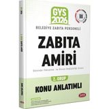 Data 2026 Gys Belediye Zabıta Personeli Zabıta Amiri 2. Grup Konu Anlatımlı Görevde Yükselme Data Yayınları