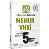 Data 2026 GYS Sağlık Bakanlığı Memur ve VHKİ 5 Deneme Çözümlü Görevde Yükselme Data Yayınları