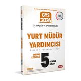 Data 2026 GYS T.C. Gençlik ve Spor Bakanlığı Yurt Müdür Yardımcısı Tamamı Çözümlü 5 Deneme Sınavı Da