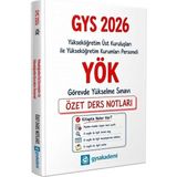 Data 2026 Gys Yök Yükseköğretim Kurumları Personeli Özet Ders Notları Görevde Yükselme Data Yayınları