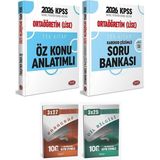 Data 2026 Kpss Ortaöğretim Lise Öz Konu Anlatımlı + Soru Bankası 2 Li Set Anla Kazan Paragraf