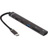 Data Star Datastar Type-C 5 In 1 USB Hub Çevirici Çoklayıcı