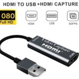 Data Star HDMI USB Video Capture Dönüştürücü Çevirici - Siyah