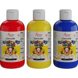 Data Store Kırmızı-Mavi-Sarı Parmak Boyası 3'lü Set 3X250GR - 01-Siyah