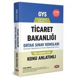 Data Yayınları 2020 GYS Ticaret Bakanlığı Tüm Kadrolar için Ortak Konular Konu Anlatımlı Hazırlık Kitabı