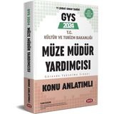 Data Yayınları 2024 GYS T.C. Kültür ve Turizm Bakanlığı Müze Müdür Yardımcısı Görevde Yükselme Sınavı Konu Anlatımlı