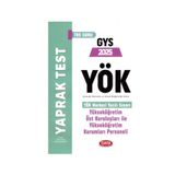 Data Yayınları 2025 Gys Yök Görevde Yükselme Ve Unvan Değişikliği Sınavı Yaprak Test 785 Soru