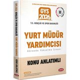 Data Yayınları 2026 Gençlik Ve Spor Bakanlığı GYS Yurt Müdür Yardımcısı Konu Anlatımlı -