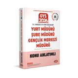 Data Yayınları 2026 Gençlik ve Spor Bakanlığı Yurt Müdürü - Şube Müdürü - Gençlik Merkezi Müdürü GYS Konu Anlatımlı