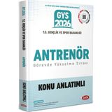 Data Yayınları 2026 GYS T.C. Gençlik Ve Spor Bakanlığı Antrenör Konu Anlatımlı