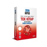 Data Yayınları 2026 KPSS Genel Yetenek - Genel Kültür Tek Kitap Soru Bankası - Karekod Çözümlü + Dijital Hediye