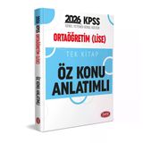 Data Yayınları 2026 KPSS Ortaöğretim (Lise) Tek Kitap Öz Konu Anlatımlı