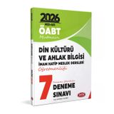 Data Yayınları 2026 ÖABT Din Kültürü ve Ahlak Bilgisi DKAB/İHL Tamamı Çözümlü 7 Deneme Sınavı