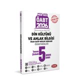 Data Yayınları 2026 ÖABT MEB-AGS Din Kültürü Ve Ahlak Bilgisi İmam Hatip Meslek Dersleri Öğretmenliği Tamamı Çözümlü 5 Deneme Sınavı