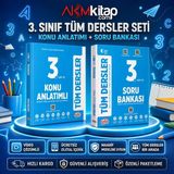 Data Yayınları 3. Sınıf Tüm Dersler Konu Ve Soru Bankası Seti 2 Kitap