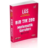 Data Yayınları 8. Sınıf LGS Bir Tık Zor Matematik Türkçe Sorular
