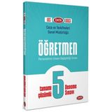 Data Yayınları - Ceza ve Tevkifevleri Genel Müdürlüğü Öğretmen UDS Tamamı Çözümlü 5 Deneme Sınavı