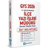 Data Yayınları Gys Akademi 2026 Gys Içişleri Bakanlığı Ilçe Yazı Işleri Müdürü Özet Ders Notları Görevde Yükselme Gys Akademi