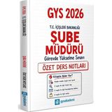 Data Yayınları Gys Akademi 2026 Gys Içişleri Bakanlığı Şube Müdürü Özet Ders Notları Görevde Yükselme Gys Akademi