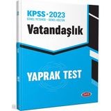 Data Yayınları KPSS Vatandaşlık Yaprak Test