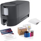 Datacard ENTRUST DATACARD DSE Çift Yüz Baskılı PVC Termal Kart Yazıcı Tam panel Ribon 2 adet + Yazılım + 100 adet PVC Kart