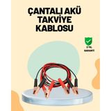 Datatek 1200 Amper Jumper Kablo 2 Metre Bakır Uçlu Araç Takviye Seti - Lisinya