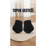 Datatek 2'li Silikon Topuk Destekli Ortopedik Çorap - Ağrı Azaltan Ayak Bakım