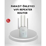 Datatek 300MBPS Wifi Menzil Genişletici 4 Antenli Wpa3 Güvenlikli Priz Tipi Repeater
