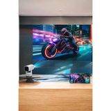 Datatek Akıllı Projeksiyon Powerbankli Taşınabilir Sinema Projektörü 4K Hd Kaliteli