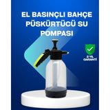 Datatek Basınçlı Manuel Köpük Pompası 2l Ayarlanabilir Sprey Başlıklı Temizlik
