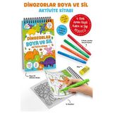 Datatek Dinozorlar - Boya ve Sil Aktivite Kitabı / 3 Yaş +