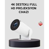 Datatek Ev Sineması Projeksiyon Cihazı – 160 Ansı Lümen, 4K Uyumlu ve Kablosuz Görüntü Aktarımı