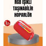 Datatek Ipx6 Su Geçirmez Rgb LED Işıklı Taşınabilir Bluetooth Hoparlör 2400 Mah