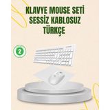 Datatek Kablosuz Klavye ve Mouse Seti - Ergonomik Tasarım, Sessiz Kullanım, Geniş Uyumluluk
