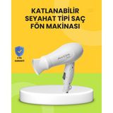 Datatek Katlanır Gövdeli Saç Kurutma Makinesi Ev ve Valiz Kullanımı - Lisinya