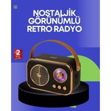 Datatek Klasik Retro Radyo – Bluetooth Destekli, Fm Özellikli Şarjlı Hoparlör