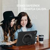 Datatek Newface Samsung Galaxy X200 Tab A8 10.5 Kılıf Amazing Tablet Kapak - Kırmızı