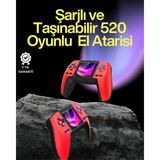 Datatek P5 Retro Gamepad – 520 Klasik Oyunlu Tak-Çalıştır Mini Konsol