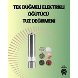 Datatek Pilli Otomatik Baharat Değirmeni Gıda Sınıfı Çelik Sessiz Öğütücü Alet - Lisinya