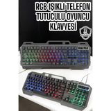 Datatek Q Klavye Rgb Işıklı Klavye ve Mouse Seti Kablolu Mouse Hediyeliş