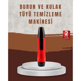 Datatek Raks Leo Burun Kulak Tüy Alma Makinesi 45 Dk Şarj Süreli Kırmızı