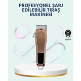 Datatek Şarjlı Saç Kesme Makinesi – Type-C Girişli, LCD Ekranlı ve Sessiz Motor