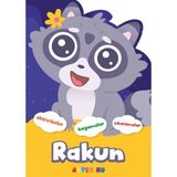 Datatek Şekilli Hayvanlar Serisi - Rakun Aktivite Boyama Çıkartma Kitabı