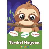 Datatek Şekilli Hayvanlar Serisi - Tembel Hayvan Aktivite Boyama Çıkartma Kitabı