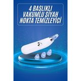 Datatek Siyah Nokta Temizleme Cihazı 4 Başlıklı Vakumlu Pilli Ölü Deri Arındırma