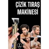 Datatek Tıraş Makinesi Şarjlı Profesyonel Saç Kesme Makinesi Gold Çizik Tıraş