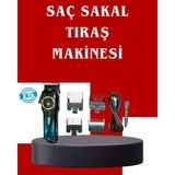 Datatek Uzun Çalışma Süreli LCD Göstergeli Saç Kesme Makinesi