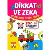 Datatek Yaz-Sil Dikkat ve Zeka Bitmeyen Yazı Defteri+Tahta Kalem