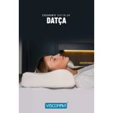 Datca Ergonomik Visco Yastik Ortopedik Hafizali Visco Yastik 47X31x10-8 Cm